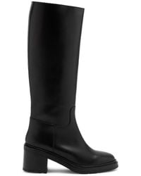 LEGRES - Riding 50 Leather Knee-high Boots - Lyst