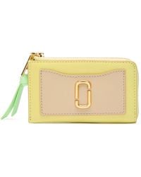 Marc Jacobs - The Utility Snapshot Colour-Blocked Leather Wallet - Lyst