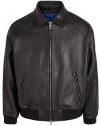 Picante - Senna Logo-Embossed Leather Jacket - Lyst