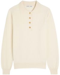 Blazé Milano - Highland Wool And Cashmere-Blend Polo Top - Lyst