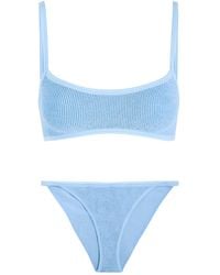 Hunza G - Tyler Seerksucker Bikini - Lyst