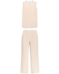 Reformation - Willa Cotton-Blend Top And Trousers Set - Lyst