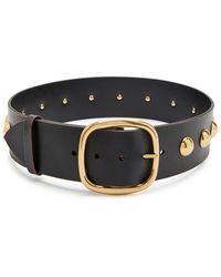 Chloé - The Chloé Midnight Stud-Embellished Leather Belt - Lyst