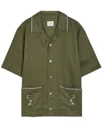 CHE - Trompette Embroidered Linen Shirt - Lyst
