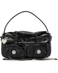 Acne Studios - Mini Crinkled Patent Leather Top Handle Bag - Lyst