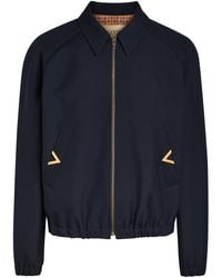 Valentino Garavani - Logo-Plaque Woven Jacket - Lyst