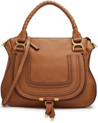 Chloé - Marcie Medium Leather Top Handle Bag - Lyst