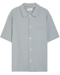 FRAME - Textured-Knit Cotton-Blend Shirt - Lyst
