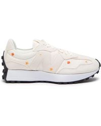 New Balance - 327 Flower Panelled Canvas Sneakers - Lyst