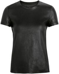 Stouls - 05 Stretch-Leather T-Shirt - Lyst