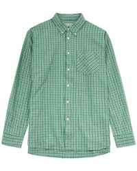 Nudie Jeans - Filip Checked Flannel Shirt - Lyst