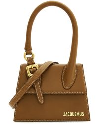 Jacquemus - Le Chiquito Moyen Boucle Leather Top Handle Bag - Lyst