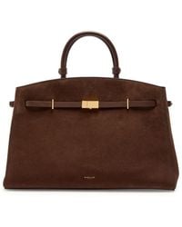 DeMellier - The Hudson Suede Top Handle Bag - Lyst