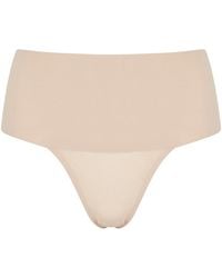 Spanx - Suit Your Fancy Open-bust Mid-thigh Bodysuit - Lyst