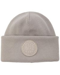 Canada Goose - Arctic Ribbed-Knit Wool Beanie - Lyst