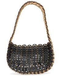 Rabanne - Moon Reversible Leather Shoulder Bag - Lyst