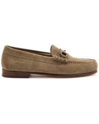 G.H. Bass & Co. - G. H Bass & Co Weejun Palm Springs Suede Loafers - Lyst
