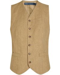 Polo Ralph Lauren - Tailored Linen Vest - Lyst