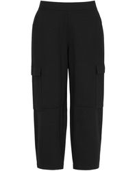 Eileen Fisher - Stretch-jersey Cargo Trousers - Lyst