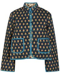 Polo Ralph Lauren - Quilted Floral-Print Cotton Jacket - Lyst