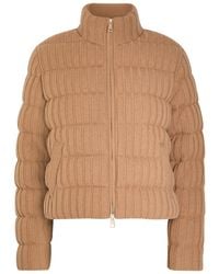 Moncler - Padded Wool And Cashmere-Blend Jacket - Lyst