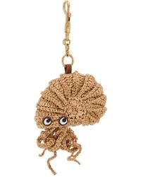 Anya Hindmarch - Hermit Crab Raffia And Leather Bag Charm - Lyst