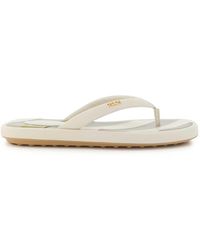 Tod's - Sand Padded Leather Sandals - Lyst