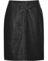 Jacquemus - La Jupe Obra Cuir Leather Skirt - Lyst