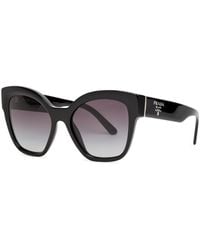 Prada - Oversized Round-frame Sunglasses - Lyst