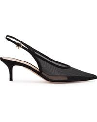 Gianvito Rossi - 60 Mesh Slingback Pumps - Lyst
