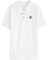 Canada Goose - Beckley Logo Piqué Cotton Polo Shirt - Lyst