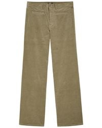 PAIGE - Leenah Wide-Leg Corduroy Trousers - Lyst