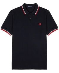 Fred Perry - M3600 Piqué Cotton Polo Shirt - Lyst