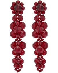 Simone Rocha - Cluster Crystal-Embellished Drop Earrings - Lyst