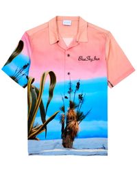 BLUE SKY INN - Sky Inn Desert Sunrise Printed Satin Shirt - Lyst