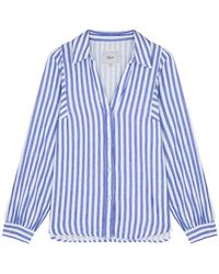 Rails - Lo Striped Cotton Shirt - Lyst
