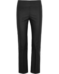 By Malene Birger - Florentina Cropped Leather Leggings - Lyst