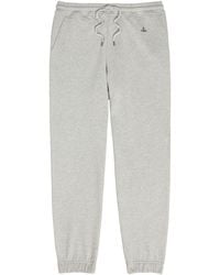 Vivienne Westwood - Classic Logo-Embroidered Cotton Sweatpants - Lyst