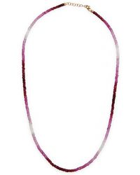 Roxanne First - Graduated Ruby Beaded Necklace - Lyst