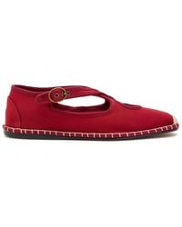 Polo Ralph Lauren - Cross-Over Grosgrain Espadrille Mary Jane Flats - Lyst