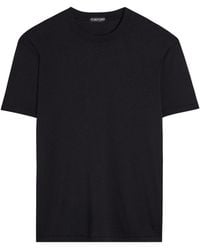 Tom Ford - Logo-Embroidered Jersey T-Shirt - Lyst