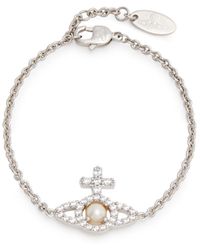 Vivienne Westwood - Olympia Embellished Orb Bracelet - Lyst