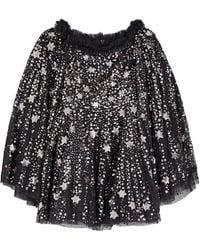 Needle & Thread - Shooting Stars Off-The-Shoulder Embellished Tulle Mini Dress - Lyst