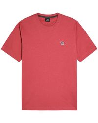 Paul Smith - Appliquéd Cotton T-Shirt - Lyst