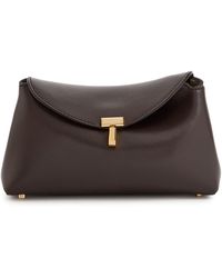 TOTEME - T-Lock Mini Leather Clutch - Lyst