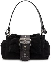Vivienne Westwood - Hazel Treasure Suede Shoulder Bag - Lyst