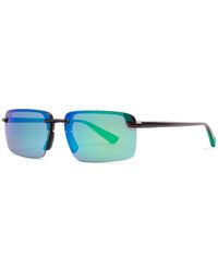 Maui Jim - Rimless Rectangle-frame Sunglasses - Lyst