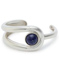 AGMES - Becky Sculpted Sterling Cuff - Lyst