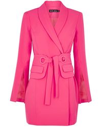 lavish alice pink blazer dress