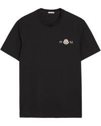 Moncler - Logo Stretch-Cotton T-Shirt - Lyst